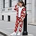 Wideasale Girls 2 Piece Sweatsuit Sets Christmas Santa Claus Hoho Soft Full Zip Hoodie with Pockets Oversized Pullover Sweatshirt and Sweatpant Jogger Fall Fashion Outfits