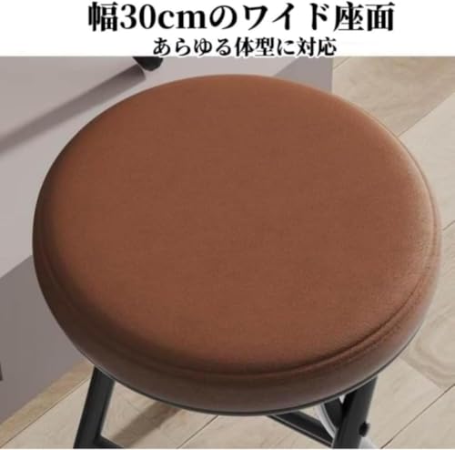 GEBYUI折りたたみパイプ椅子 丸型 ダイニングチェア 会議学習チェア 食卓スツール 背もたれ ソフトで快適 コンパクト 滑り止め 耐摩耗 収納便利 省スペース 持ち運び 完成品 在宅勤務 会議用 おしゃれ 軽量 クッション付き (厚みのあるソフトパッケージ・グレー) [5]