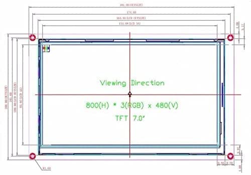 Miniatura 8 de Módulo de pantalla táctil mejorado Nextion 7.0 '' 7 pulgadas HMI pantalla táctil TFT LCD Panel 800x480 32MB Flash (NX8048K070)