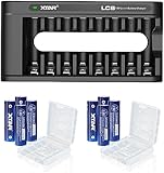 8pcs XTAR 4150mWh 1,5V aa wiederaufladbare batterien mit Ladegerät 1.5V Lithium aa batterien (8Pack-4150mWh AA + LC8 Ladegerät)