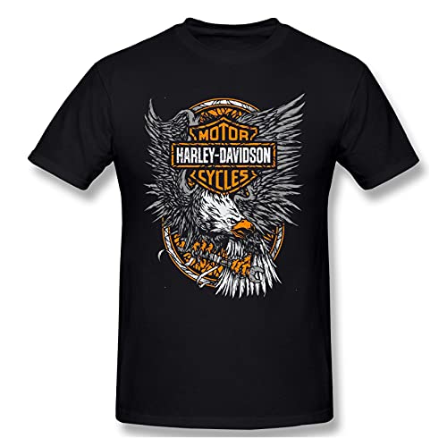 Davidson Shirt for Men Women Young Motorcycle America Eagle Graphic Black Short Sleeve Tee Gift Merch