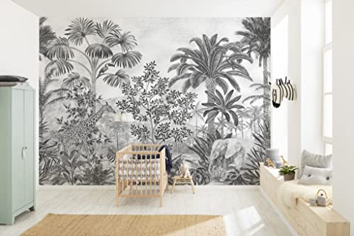 Komar Jungle Evolution IAX7-0035 Non-Woven Photo Wallpaper Size: 350 x 280 cm (Width x Height) Palm Trees Jungle Rainforest Children's Room Wallpaper - Image 4