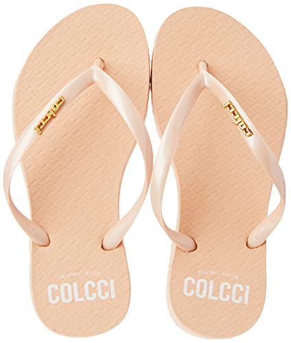 Chinelo Metal Colcci Feminino, Rosa, 34