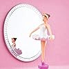 RR ROUND RICH DESIGN Kids Musical Jewelry Box for Girls with Drawer and Jewelry Set with Ballerina Theme - Swan Lake Tune Pink #1