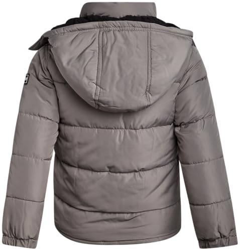 Image of DKNY Boys Puffer Jacket - Wind Water Resistant Polar Fleece Lined Boys Winter Coat - Cozy Kids Jacket with Sherpa Lined Hood