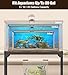 AnBaiMei 20 Gallon Aquarium Stand, Fish Tank Stand with Adjustable 3-Tier Storage Shelf, Heavy Duty Reptile Breeder Turtle Tank Terrarium Rack Table for Home Office, 24