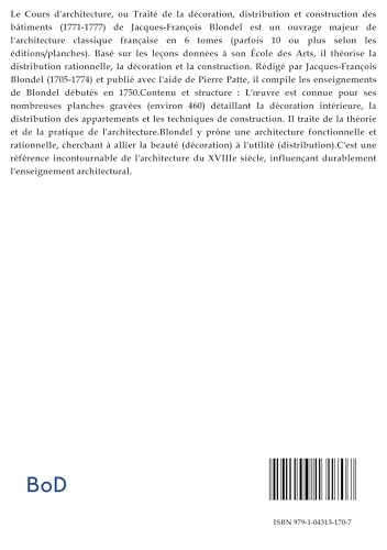 Traité de décoration et construction des bâtiments : l'art de l'architecture classique