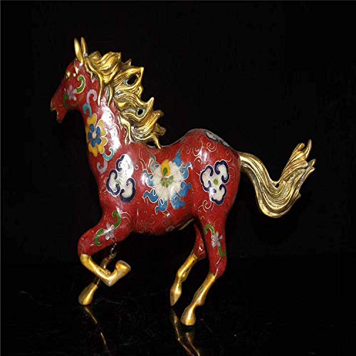 Cheval en cuivre pur pour décoration de salon chic H3TF5J