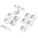 MAXDOOL 14 Pieces Car Window Glass Lift Button Trim Cover Sticker for Mercedes Benz A/B/C(W204)/E(W212)/GLA/CLA/GLK/GL/ML/GLE-Class