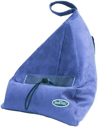 Book Seat 9346017000024 Lesesack/Buchstütze/Buchkissen/Tablet PC halter/Reisekissen mit Tasche, blau