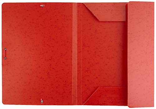 Cardboard Folder with Flaps Red Pack of 14 - Image 2