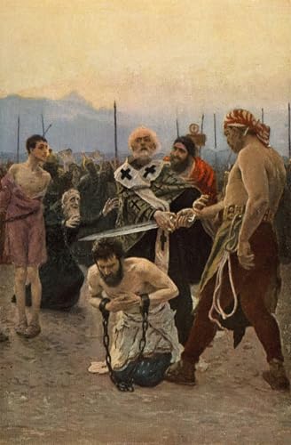 Toile Saint Nicolas de Myre Ilya Repin pour créer une ambiance galerie d'art dans votre salon