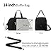 Apenze Small Gym Bag 14 inch lightweight Carry On Mini Duffel Bag for Travel Sport - Black