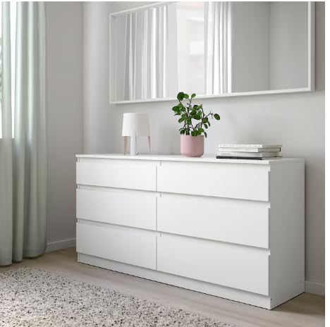 Image of Kullen Chest of 6 Drawers (White)