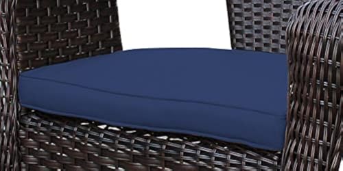 Jeco Inc W00402-FS011CS Clark Single Chair Cushion, 2 
