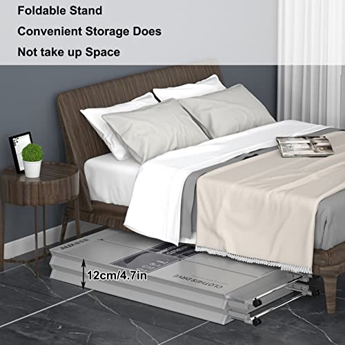 Folding Heated Clothes Airer Indoor - 1000W Electric Clothes Dryer with 180 Min Timer - High Load Capacity of 20kg - Stainless Steel - Perfect for Apartments and Homes - Image 4