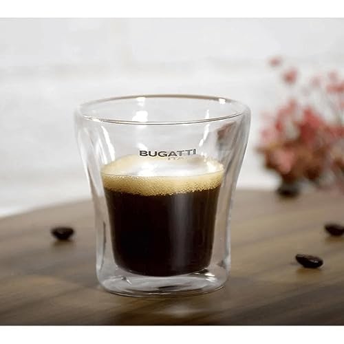 Conjunto 2 Copos Shots de Parede Dupla Licor 100ml Bugatti