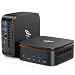 NiPoGi Pinova P1 Mini PC AΜD Ryzen R2544 W11 Pro(4C/8T,3,7GHz,Schneller als i3-10110U/N150/N95/R2514/35... 16GB DDR4 +256GB M.2 SSD 4K UHD Triple Display/WiFi 5/BT 4.2/LAN für Büro Bildung Multimedia