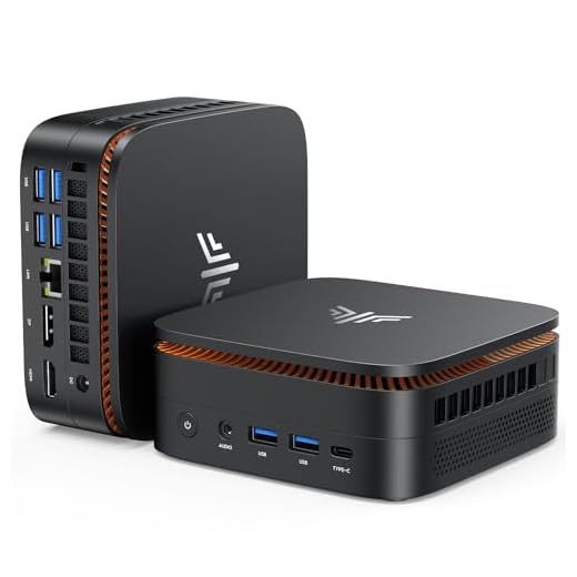 NiPoGi Pinova P1 Mini PC ΑΜD 4300U(Max 3.7GHz, 4C/4T, Migliore 3500U/N150/N97),16GB DDR4 512GB SSD Desktop Computer, Triplo Display DP 1.4+HDMI 2.0+USB3.2 Type-C 4K@60Hz/WiFi 5/BT4.2 Radeon Graphics