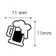 Treuestempel Motiv Bier 11 mm [Stempelkissen Pint Festival Krug Bar Stamp Karte Treue]
