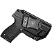 B.B.F Make IWB KYDEX Holster Fit: S&W M&P Shield M2.0 9/40 with Crimson Laser | Retired Navy Owned Company | Inside Waistband | Adjustable Cant | US KYDEX Made (Black, Right Hand Draw (IWB))