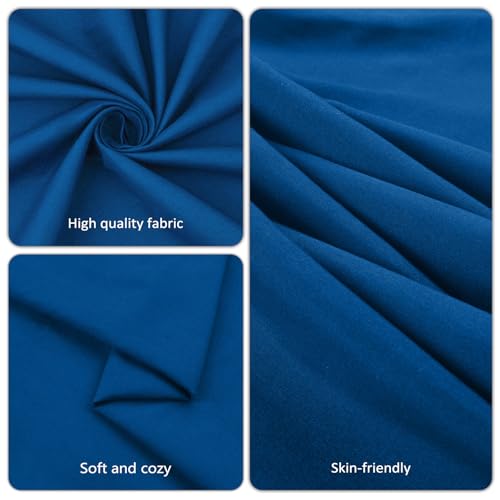 8 Pack 60 x 126 Inch Royal Blue Tablecloth for 8 Foot Rectangle Tables by pepmily - Used condition - Image 5