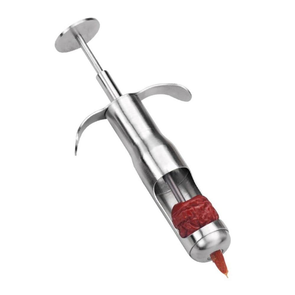 Red Dates Corer Jujube Pitter Cherry Olive Corer Stainless Steel Fruit Core Remover Seed Push Out Tool Vegetable Tools Kitchen Gadgets