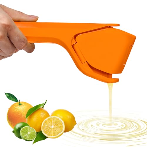 Manual Lemon Squeezer, Hand Lemon Squeezer, Durability and longevity, Easy to Use & Dishwasher Safe, Lemon Juicer, Citrus Juicer, Lemon Juicer Squeezer to Squeeze Lemons, Orange, HomeyVenture