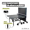 JOOLA-Mesa-de-Ping-Pong-Profesional-para-Exteriores-J500A-Superficie-de-Aluminio-de-6mm-Plegable-y-Resistente-al-Clima-con-Red
