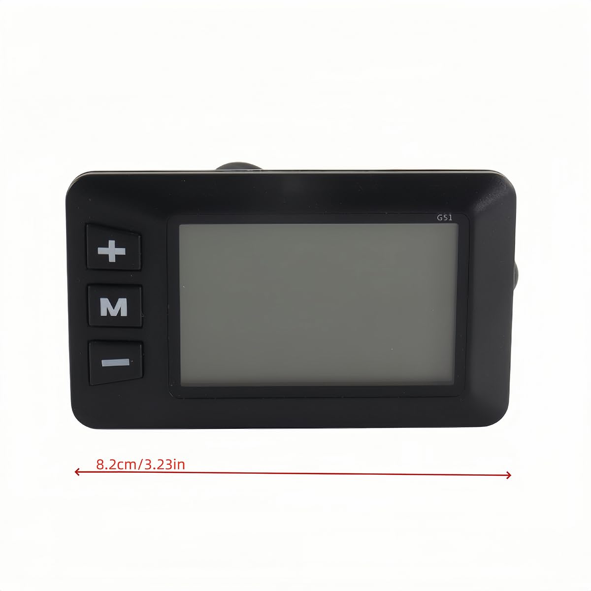 Ubric Pannello display digitale LCD a 5 pin impermeabile per monitor di batterie per e-bike da 24 V, 36 V e 48 V.