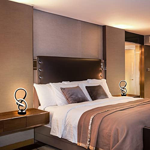 Vocevos-Bedside-Table-Lamp-Set-of-2-LED-Spiral-Modern-Table-Lamp-Nightstand-for-Bedroom-3-Way-Dimmable-7-Colors-10-Modes-RGB-Lamp-Ambient-Lighting-Gifts