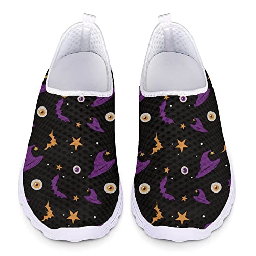 Ystardream Halloween Cosplay Shoes for Women Slip On Sneakers Lightweight Comfortable Walking Tennis