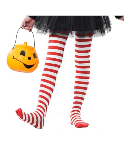 Image of Century Star Women's Casual Athlete Striped Over Knee Thin Thigh High Tights Long Stocking Socks
