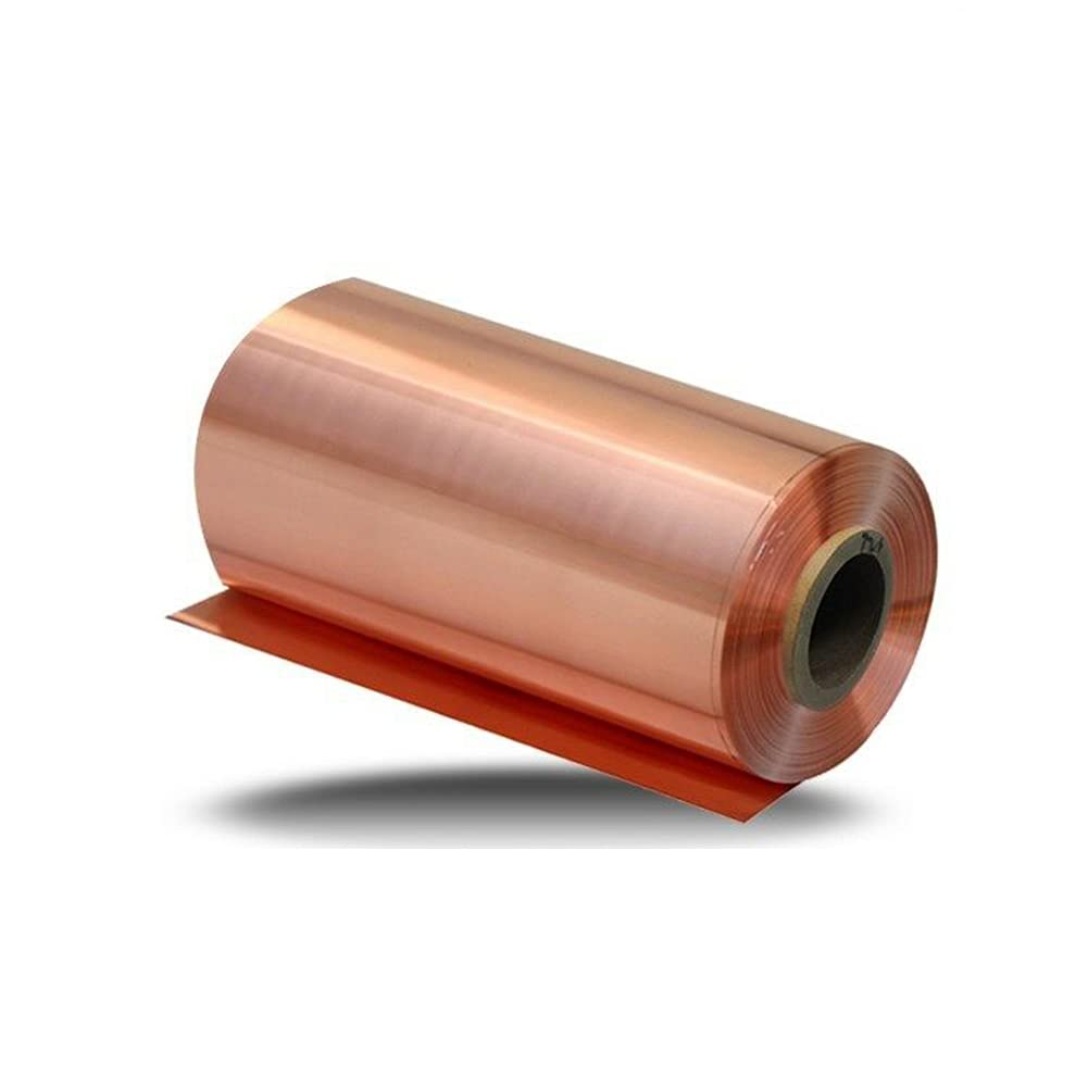 Rolka z blachy mosiężnej, Taśma miedziana o zawartości 99,9% czystej miedzi, cienka rolka folii miedzianej(0.4mmx150mmX1m)