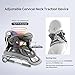 Cervical Neck Traction Device - Neck Pain Relief Device- Stretcher for Home Improved Spine Alignment(Black/Grey)