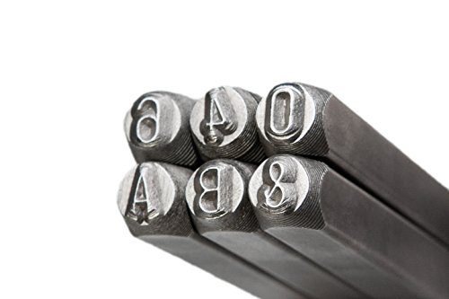 image for HimaPro Letter and Number Stamp Set 36pcs 40Cr Alloy Steel Metal Stamp