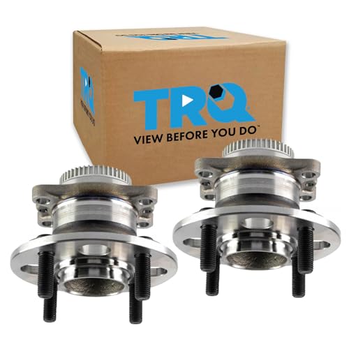 Image of TRQ Rear Wheel Bearing and Hub Assembly Set 2 Piece Compatible with 2012-2017 Hyundai Accent 2012-2017 Kia Rio