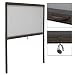 ECD Germany Mosquitera Cortina Enrollable Marrón Resistente a la Intemperie 130x160 cm...