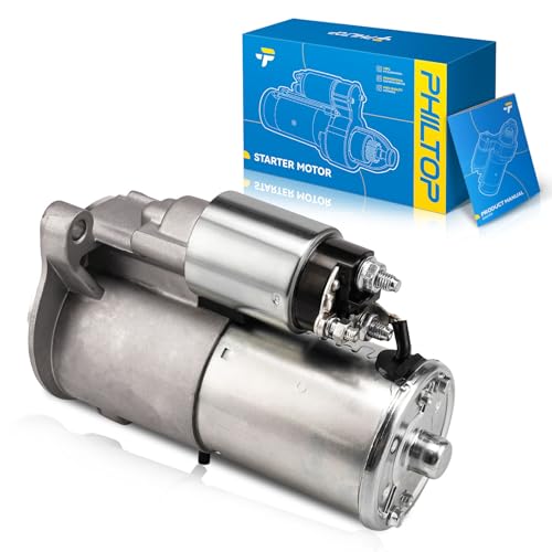 Image of PHILTOP New Starter Motor Replacement for Ford for 1999-2008 150-f 4.2(Except 2005),2004 150-f Heritage 4.2L OE:6647N XL1U11000AC, XL1U11000AA, XL1U11000AB, XL1Z11002AA, XL1UAB, 5L3Z11002B, 6L3Z110