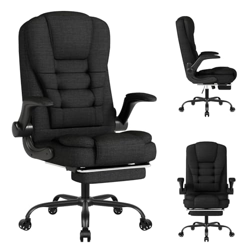 Silla para videojuegos, silla de oficina transpirable de tela, silla de PC, silla de trabajo...