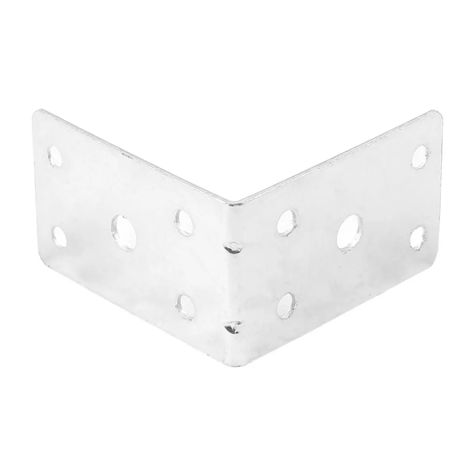 50 Stück Winkelhalterung, robuste L-Eckstrebenplatten for Holz und Stahl, 65 x 40 mm Geeignet zur Möbelbefestigung