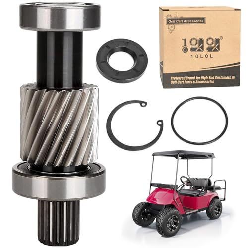 10L0L Input Shaft Kit for EZGO TXT & Medalist 1994-up, Marathon 1988-1994 Electric Golf Cart, 21 Tooth Spline Gear 1.5