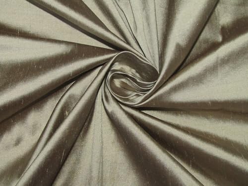 Soie Dupioni bicolore crème noir 54" pour confectionner vos robes de soirée