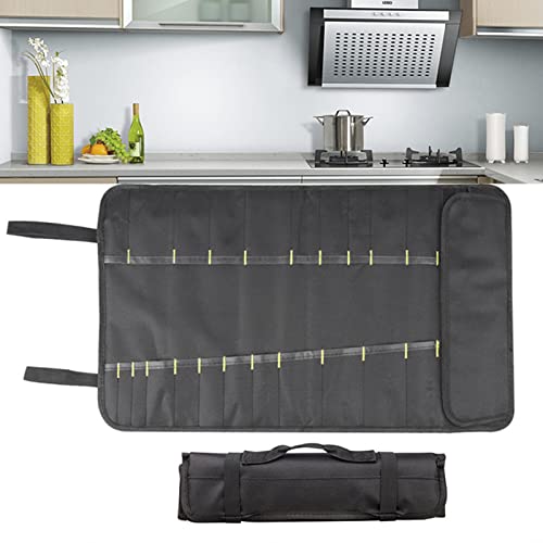 Sac à outils multifonction noir compartimenté avec 22 pochettes - 8