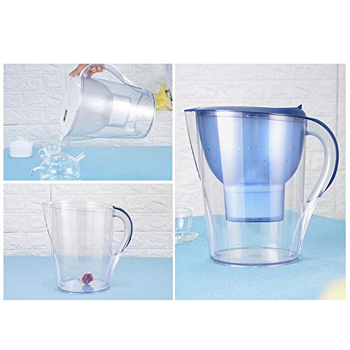 DECDEAL Jarro com filtro de água de 3,5L com indicador eletrônico 1 Filtro de 4 estágios Sistema de