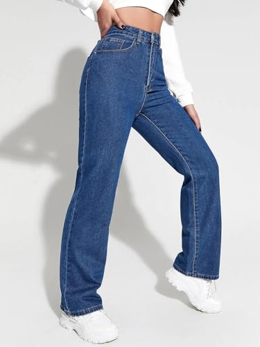 Image of KOTTY Women's High Rise Solid Regular Jeans