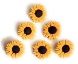  The Flowers Collection by Dress It Up Buttons and Embellishments - 6 piezas - Girasoles