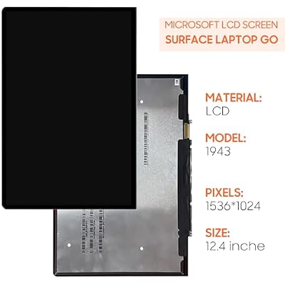 Screen Replacement for Microsoft Surface Laptop Go 1943 LCD Display Touch Screen Digitizer Full Assembly,with Tools