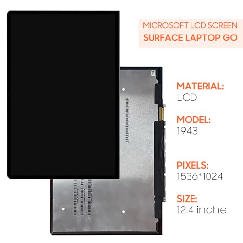 Screen Replacement for Microsoft Surface Laptop Go 1943 LCD Display Touch Screen Digitizer Full Assembly,with Tools - Thumbnail 2
