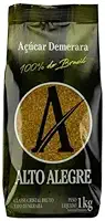 Açúcar Demerara Alto Alegre 1kg | Natural e Levemente Refinado | Sem Aditivos | Ideal para Café, Receitas e Bebidas Saudáveis